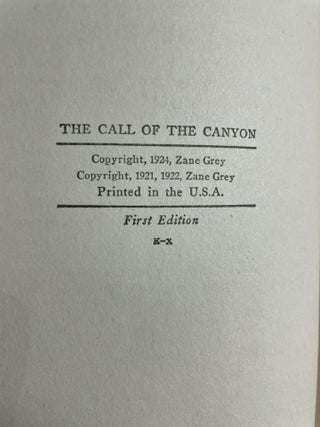 The Call of the Canyon