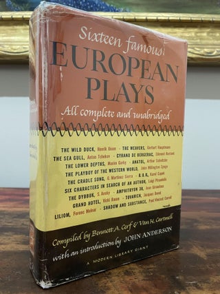 Item #5005 Sixteen Famous European Plays. Bennett A. Cerf, Van H. Cartmell