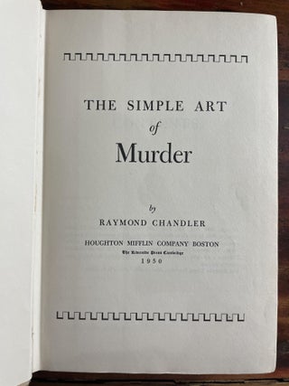 The Simple Art of Murder