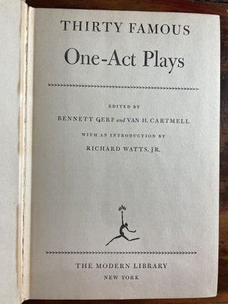 Thirty Famous One-Act Plays