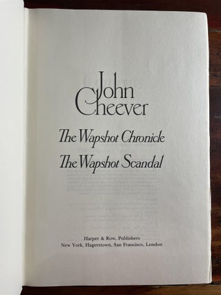 The Wapshot Chronicle - The Wapshot Scandal