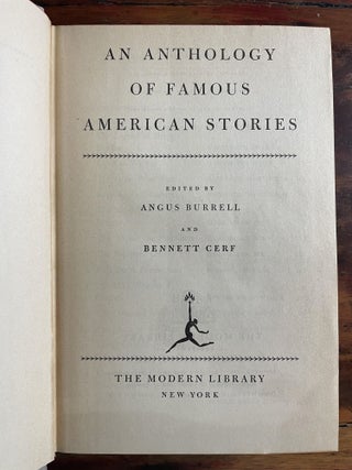 An Anthology of Famous American Stories