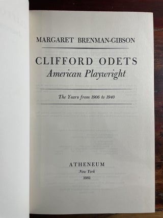 Clifford Odets American Playwright