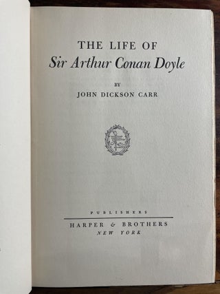 The Life of Sir Arthur Conan Doyle