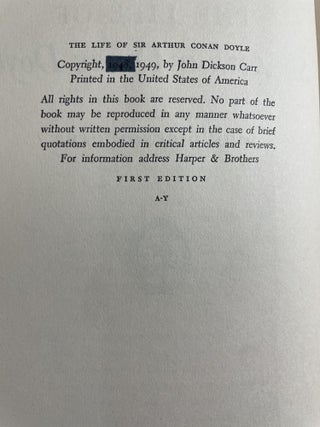 The Life of Sir Arthur Conan Doyle