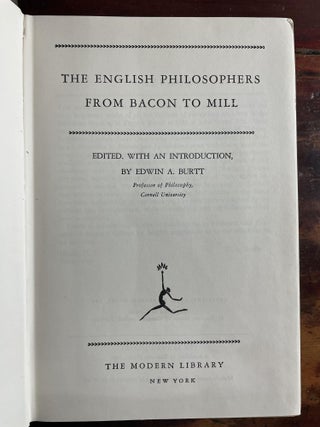 The English Philosophers From Bacon to Mill