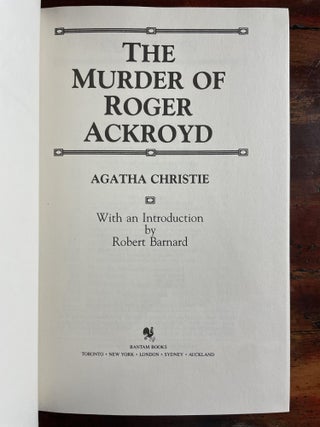 The Murder of Roger Ackroyd