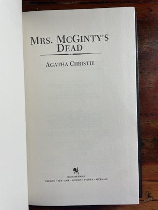 Mrs. McGinty's Dead