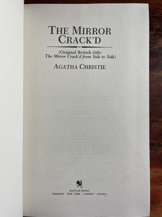 The Mirror Crack'd