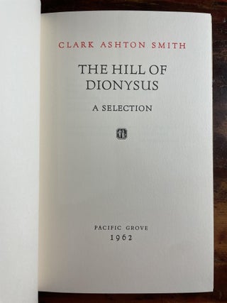 The Hill of Dionysus