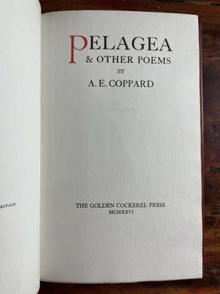 Pelagea & Other Poems