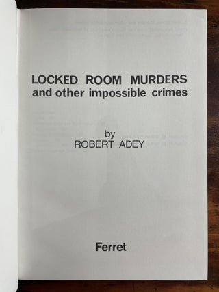 Locked Room Murders