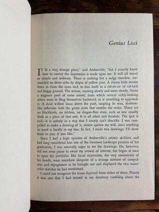 Genius Loci and Other Tales