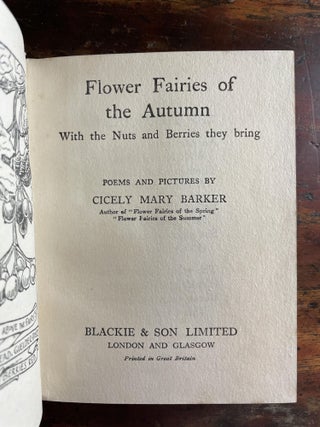 Flower Fairies of the Autumn