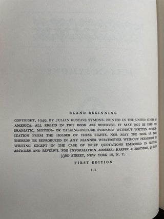 Bland Beginning