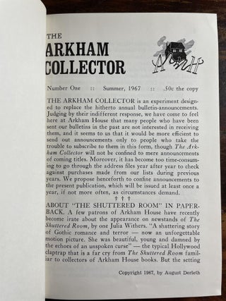 The Arkham Collector Vol 1