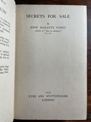 Secrets for Sale