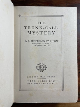 The Trunk-Call Mystery