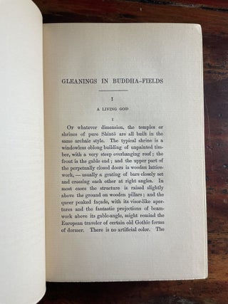 Gleanings in Buddha-Fields