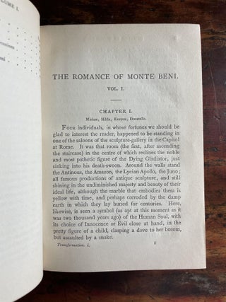 Transformation: or, the Romance of Monte Beni