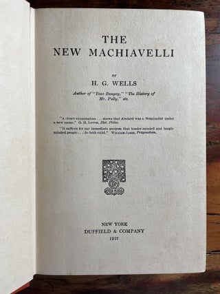 The New Machiavelli