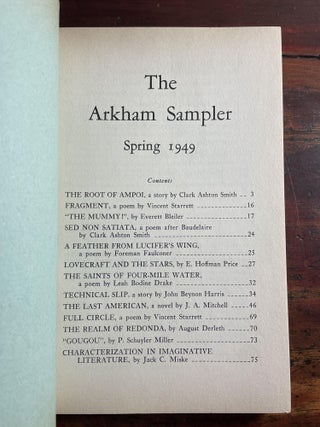 The Arkham Sampler: Spring, Summer, Autumn, Winter; 1949