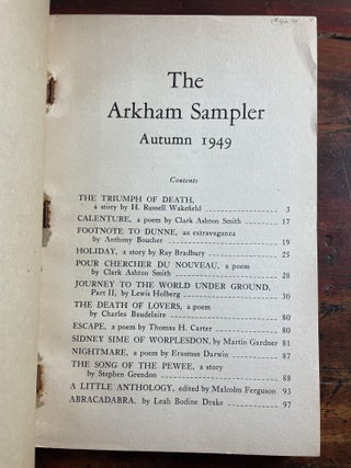 The Arkham Sampler: Spring, Summer, Autumn, Winter; 1949