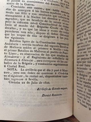 Relacion circunstanciada de los primeros acontecimientos ocurridos á la columna del mando del Brigadier Conde de Valdecañas contra los facciosos de la estinguida Brigada de Carabineros y sus adictos
