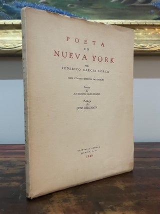 Item #5400 Poeta en Neuva York. Federico Garcia Lorca