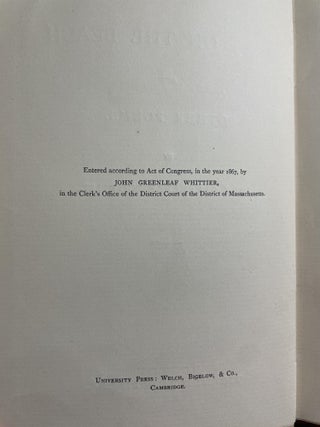 The Tent on the Beach and Other Poems
