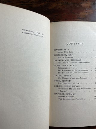 Chap-Book Essays