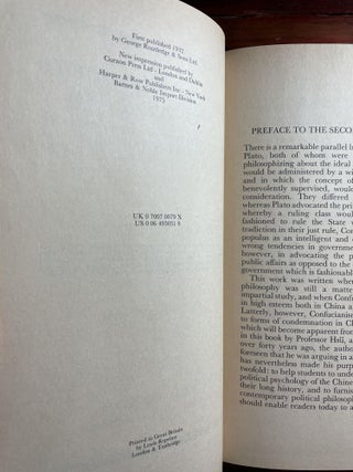 The Political Philosophy of Confucianism