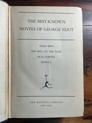 The Best-Known Novels of George Eliot