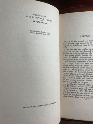 The Works of Li Po; The Chinese Poet