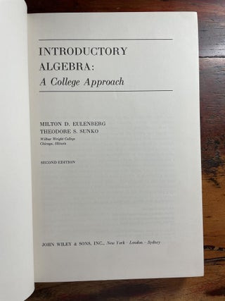 Introductory Algebra: A College Approach