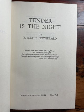 Tender is the Night