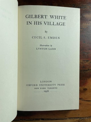 Gilbert White in his Village