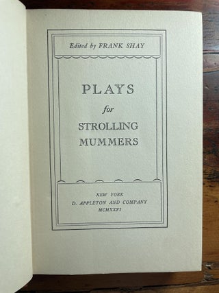 Plays for Strolling Mummers