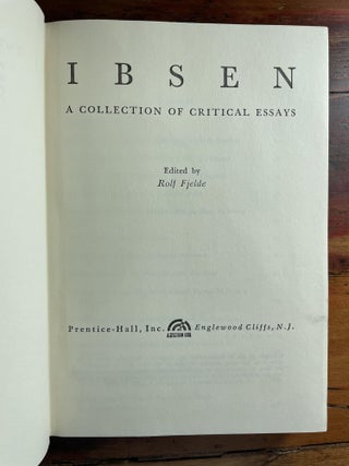 Ibsen: A Collection of Critical Essays