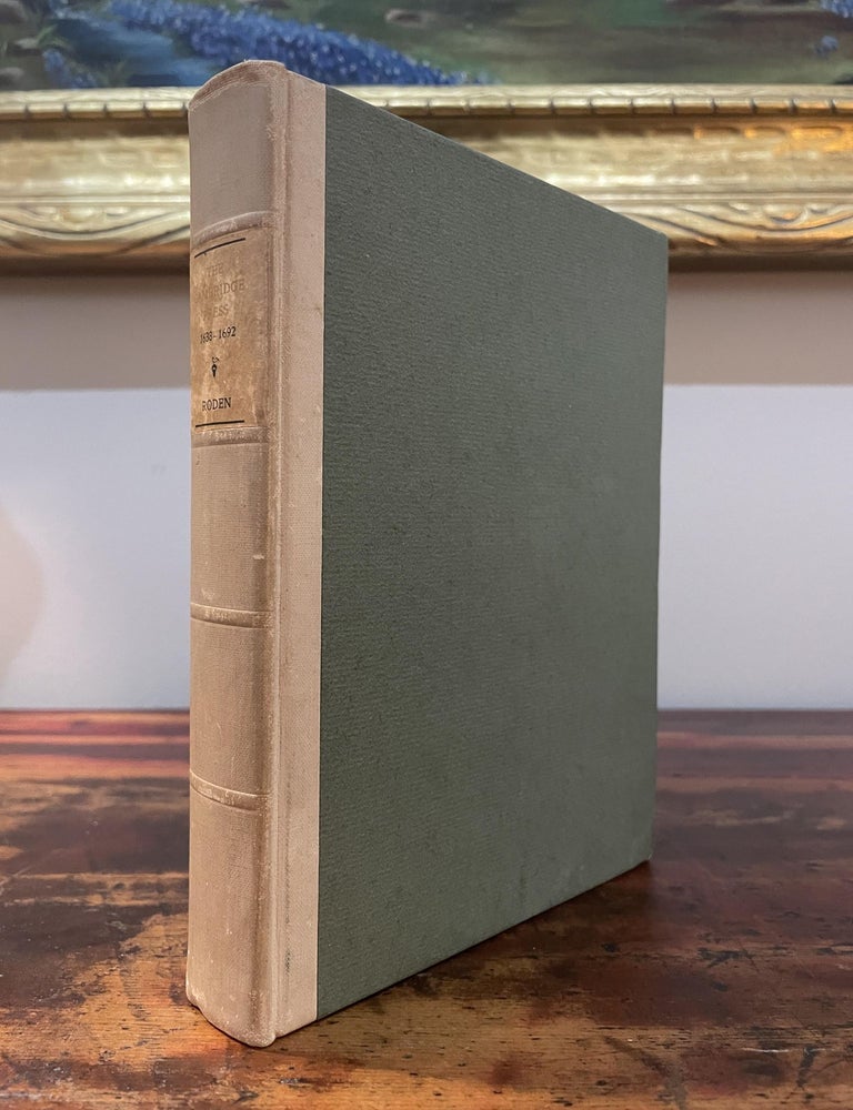 Item #5623 Famous Presses: The Cambridge Press 1638-1692. Robert F. Roden.