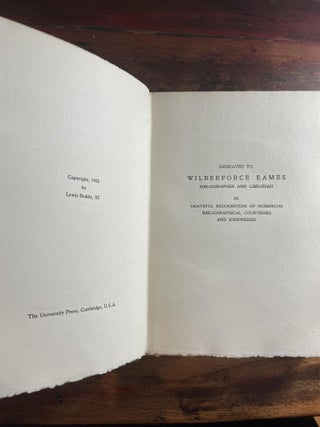 Famous Presses: The Cambridge Press 1638-1692