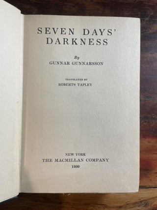 Seven Days' Darkness