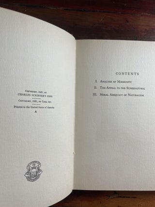 The Genteel Tradition at Bay