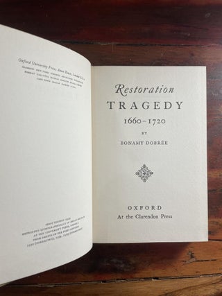 Restoration Tragedy 1660-1720