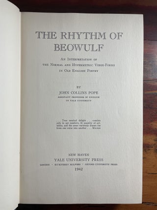 The Rhythm of Beowulf