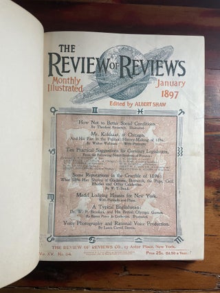 The Review of Reviews. Monthly Illustrated. January 1897.