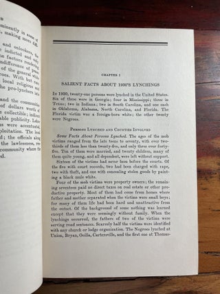 The Tragedy of Lynching