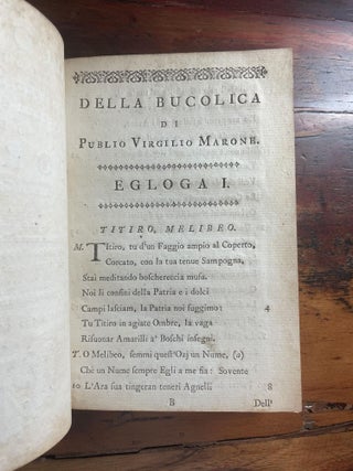 La Bucolica: di Publio Virgilio Marone all' Altezza Serenissima di Giorgio Prencipe della Gran Britannia da Paolo Rolli, Compagno della Reale Societa