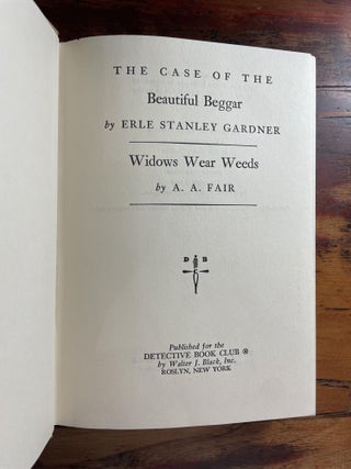 The Case of the Beautiful Beggar; Widows Wear Weeds