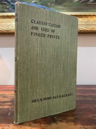 Item #5717 Classification and Uses of Finger Prints. E R. Henry